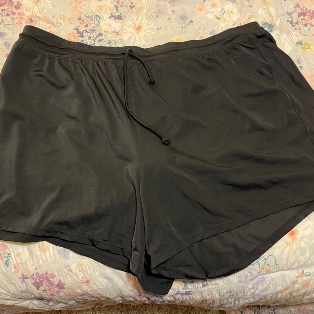 Lane Bryant Black Swim Shorts